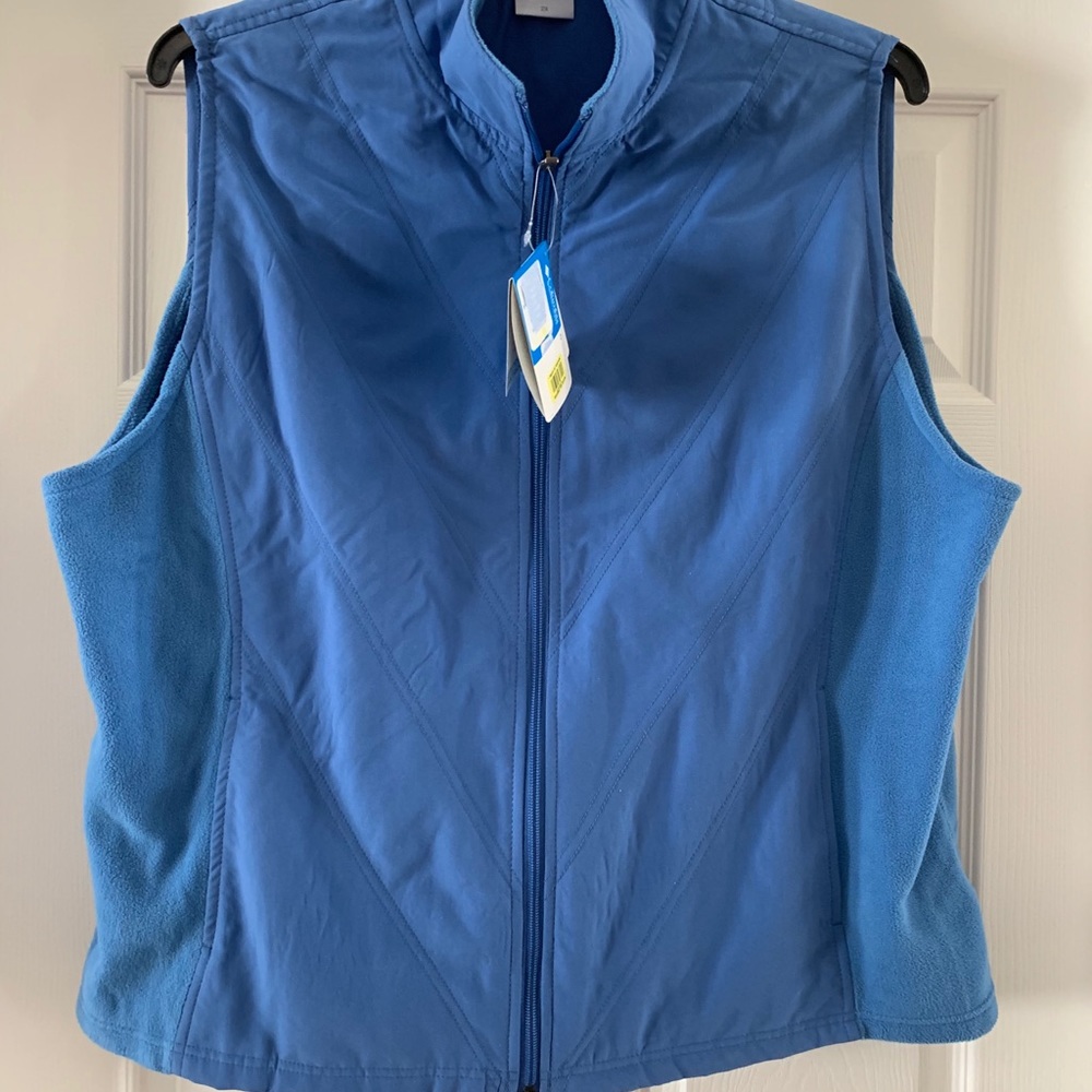 Rain-Resistant Blue Columbia Vest